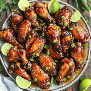 To make sticky honey soy chicken wings, gather these ingredients: - 2 pounds chicken wings - 1/2 cup soy sauce - 1/4 cup honey - 2 cloves garlic, minced - 1 tablespoon fresh ginger, grated - 1 tablespoon sesame oil - 1 tablespoon rice vinegar - 1 teaspoon chili flakes (optional) - 2 green onions, chopped (for garnish) - Sesame seeds (for garnish) If you need swaps, here are some easy options: - Use low-sodium soy sauce for less salt. - Maple syrup can replace honey for a vegan option. - Garlic powder works if you don’t have fresh garlic. - Ground ginger is a good stand-in for fresh ginger. - Canola oil or olive oil can substitute for sesame oil. Choose the best wings with these tips: - Look for bright, pink skin with no dark spots. - Fresh wings should feel firm and not slimy. - Check the sell-by date on the package. - If buying from a butcher, ask about their freshness. - If possible, choose wings that are air-chilled for better texture. To start, gather your ingredients. You will need soy sauce, honey, garlic, ginger, sesame oil, rice vinegar, and chili flakes. In a large bowl, mix the soy sauce and honey. I love watching the honey dissolve into the soy sauce. Next, add the minced garlic and grated ginger. These two ingredients give the wings a lovely flavor. Then, pour in the sesame oil and rice vinegar. If you want some heat, sprinkle in the chili flakes. Whisk everything together until it is well blended and smooth. Now, it’s time for the chicken wings. Add the wings to the marinade and stir to coat them well. Make sure every wing is covered in that tasty sauce. Cover the bowl with plastic wrap. Place it in the fridge for at least one hour. For the best taste, let them marinate overnight. This gives the wings time to soak up all that flavor. When you are ready to bake, preheat your oven to 400°F (200°C). Line a baking sheet with parchment paper. This makes cleanup easy. Take the marinated wings out of the fridge. Let any extra marinade drip off before placing them on the baking sheet. Spread the wings in a single layer. Bake them for 30 to 35 minutes. Flip them halfway through to get a nice golden color. For an extra crispy finish, you can broil them for an extra 2 to 3 minutes. Once they are done, let the wings rest for about 5 minutes. Garnish with chopped green onions and sesame seeds before serving. Enjoy the sticky, sweet, and savory goodness! To make your wings extra crispy, follow these simple steps. Bake them at 400°F (200°C) for the best results. After baking, broil them for 2-3 minutes. This step gives the skin a nice crunch. Make sure to flip the wings halfway through baking. This helps them crisp evenly. You can also dry the wings with a paper towel before marinating. This extra step reduces moisture and adds to the crispiness. You can easily change the flavor of your wings. Try adding orange juice for a citrus twist. You can also add a splash of lime for extra zing. If you like heat, mix in more chili flakes. For a sweet touch, add brown sugar or pineapple juice. You can even toss in sesame seeds right into the marinade for extra crunch. Get creative based on your taste! Serve your sticky honey soy chicken wings on a large platter. Garnish with chopped green onions and sesame seeds. This makes them look beautiful and tasty. Pair them with a side of crunchy veggies or a fresh salad. Cold drinks like iced tea or lemonade go well with wings. You can also serve them with dipping sauces like ranch or blue cheese for extra flavor. Enjoy the fun of sharing this dish with friends! {{image_2}} You can change the spice level of your wings. If you like heat, add more chili flakes. For a milder taste, leave them out. You can also use fresh chopped chili for a fresh kick. Just remember, a little spice goes a long way! Baking is not the only way to cook these wings. You can grill them for a smoky flavor. Just marinate as usual, then cook on medium heat until crispy. Air frying is another great choice. Set your air fryer to 360°F and cook for about 25 minutes. Both methods give you tasty, juicy wings. Want to mix things up? Try adding fruits like pineapple or mango to the marinade. Their sweetness pairs well with the honey. You can also switch up the sauces. Use teriyaki or barbecue sauce for a fun twist. These small changes can create a whole new dish! After you enjoy your sticky honey soy chicken wings, store any leftovers in an airtight container. This keeps them fresh and tasty. Make sure they cool down first. You can keep them in the fridge for up to three days. If you want to keep them longer, freezing is a great option! When it's time to eat your wings again, reheating is simple. You can use the oven for the best results. Preheat your oven to 350°F (175°C). Place the wings on a baking tray and heat for about 10-15 minutes. This keeps them crispy. You can also use a microwave, but the wings may get soggy. If you use the microwave, heat them for 1-2 minutes until warm. To freeze your sticky honey soy chicken wings, place them in a freezer-safe bag. Make sure to remove as much air as possible. Label the bag with the date. You can freeze them for up to three months. When you're ready to eat them, thaw them in the fridge overnight. After thawing, follow the reheating techniques for the best taste! To make Sticky Honey Soy Chicken Wings, follow these steps: 1. Mix the Marinade: In a big bowl, mix 1/2 cup soy sauce, 1/4 cup honey, 2 minced garlic cloves, 1 tablespoon grated ginger, 1 tablespoon sesame oil, and 1 tablespoon rice vinegar. Add chili flakes if you want some heat. 2. Marinate the Wings: Add 2 pounds of chicken wings to the bowl. Stir until all wings are coated. Cover the bowl and chill in the fridge for at least 1 hour. For the best taste, marinate overnight. 3. Preheat the Oven: Heat your oven to 400°F (200°C). Line a baking sheet with parchment paper. This helps with cleanup. 4. Bake the Wings: Take the wings out of the marinade and place them on the baking sheet. Bake for 30-35 minutes, flipping them halfway. For extra crispiness, broil for 2-3 minutes. 5. Garnish and Serve: Let the wings rest for 5 minutes. Top with chopped green onions and sesame seeds. You can use boneless chicken, but it will change the cooking time. Boneless pieces cook faster than wings. If you use boneless chicken, check for doneness after 20-25 minutes. The marinade will still add great flavor! Just remember to adjust the cooking time. Sticky Honey Soy Chicken Wings pair well with many sides. Here are some ideas: - Rice: Steamed jasmine or brown rice works great. - Veggies: Serve with a fresh salad or steamed broccoli. - Dips: Try a tangy dipping sauce, like sweet chili or ranch. - Snacks: Add some crunchy veggies or tortilla chips for fun! These wings can shine as a main dish or a tasty appetizer. Enjoy your cooking! To sum it up, you now have all the details to make great chicken wings. We covered the key ingredients and how to choose fresh wings. The steps for marinating and baking are clear. You learned tips for extra crispiness and flavor variations. Lastly, we discussed storage methods and answered common questions. With this knowledge, you can create tasty wings that impress your friends and family. Enjoy trying out new flavors and cooking methods!