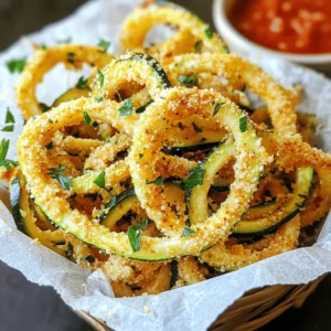 To make Crispy Parmesan Zoodle Fries, you will need: - 2 medium zucchinis - 1 cup grated Parmesan cheese - 1/2 cup almond flour (or breadcrumbs) - 1 teaspoon garlic powder - 1 teaspoon onion powder - 1/2 teaspoon paprika - 1/2 teaspoon salt - 1/4 teaspoon black pepper - 1 tablespoon fresh parsley, chopped (for garnish) - Olive oil spray If you want to switch things up, here are some ideas: - Use regular flour instead of almond flour. - Swap Parmesan for nutritional yeast for a vegan option. - Try different spices, like Italian seasoning or cayenne pepper. - Use coconut flour if you prefer a gluten-free choice. These swaps can change the taste and texture of the fries. Choosing good zucchinis can make a big difference. Here are some tips: - Look for zucchinis that are firm and smooth. - Avoid zucchinis with wrinkles or soft spots. - Choose smaller zucchinis for a sweeter flavor. - Check the color; a vibrant green means freshness. Fresh zucchinis will enhance your zoodle fries and make them even tastier! First, set your oven to 425°F (220°C). This high heat helps the fries get crispy. While the oven heats up, line your baking sheet with parchment paper. This step keeps the fries from sticking. It also makes cleanup easy. Now, it’s time to make zoodles. If you have a spiralizer, use it to create long noodles from the zucchinis. Don’t worry if you don’t have one. A vegetable peeler works well too. Just peel the zucchini into thin strips. You can also use a julienne peeler for a fun twist. Moisture is the enemy of crispy fries. To get rid of it, take the zoodles and place them in a clean kitchen towel. Squeeze out as much water as you can. You want them to be as dry as possible. This step is super important for getting that perfect crispiness. To make your zoodle fries crispy, you must remove moisture. After spiralizing the zucchinis, use a clean kitchen towel. Squeeze the zoodles tightly to get rid of excess water. This step is key. A dry zoodle fries better. When baking, spread zoodles in a single layer on the tray. If they overlap, they will steam instead of crisp. While Parmesan adds great flavor, you can mix things up. Try adding different spices. For a kick, use cayenne pepper or chili powder. You can also experiment with Italian herbs, like oregano or basil. For a cheesy twist, add a bit of mozzarella or cheddar to the Parmesan mix. Don't forget to taste and adjust spices to your liking! For a fun presentation, serve zoodle fries in a small basket. Line it with parchment paper for a rustic look. Pair the fries with a tasty dipping sauce. Marinara sauce or garlic aioli works well. You can also sprinkle fresh parsley on top for color. This not only looks good but adds a fresh taste, too! {{image_2}} If you need a vegan twist on crispy zoodle fries, you can replace Parmesan. Nutritional yeast adds a cheesy flavor without dairy. Try using vegan cheese shreds that melt well. Look for options made from nuts or soy. Both choices keep the fries tasty while being dairy-free. Feel free to get creative with seasonings! Instead of garlic and onion powder, use smoked paprika for a smoky taste. Italian seasoning adds nice herbs like oregano and basil. For a spicy kick, sprinkle in cayenne pepper or chili powder. Mix and match to find your perfect flavor! Want to make these fries more filling? Add other veggies like carrots or bell peppers for color and taste. You can also mix in cooked protein like diced chicken or tofu. This change makes the fries a complete meal and keeps them fun and crunchy! To keep your zoodle fries fresh, place them in an airtight container. If you have any leftover fries, let them cool completely first. Then, store them in the fridge for up to 2 days. This helps keep their flavor and texture intact. When you want to eat your leftover zoodle fries, reheating them properly is key. Preheat your oven to 350°F (175°C). Place the fries on a baking sheet lined with parchment paper. Bake for about 10 minutes. This will help restore their crispiness. Avoid using the microwave, as it can make them soggy. If you want to save your zoodle fries for later, freezing is a great option. First, let the fries cool completely. Then, spread them in a single layer on a baking sheet. Freeze them for about an hour. Once frozen, transfer the fries to a freezer-safe bag or container. They can stay good for up to 2 months. When ready to enjoy, bake them from frozen at 425°F (220°C) for about 20-25 minutes. Zoodles are zucchini noodles. They are a fun, low-carb pasta alternative. To make zoodles, take medium zucchinis and use a spiralizer. You can also use a vegetable peeler or julienne peeler for long strips. Slice the zucchini into noodles, then squeeze out excess water using a clean towel. This step is key for crispy fries. Yes, you can! Air fryers are great for making zoodle fries crispy. Preheat your air fryer to 400°F. Follow the same steps for coating your zoodles. Place them in the air fryer basket in a single layer. Cook for about 10-15 minutes, shaking the basket halfway through. Keep an eye on them for the perfect crunch! Absolutely! Zoodle fries are naturally gluten-free since they are made with zucchini. If you use almond flour instead of breadcrumbs, they stay gluten-free. Always check your almond flour brand to ensure it is certified gluten-free if you have allergies. To keep your zoodle fries crispy, moisture control is key. After spiralizing, squeeze out the water. Use a light spray of olive oil before baking. Bake them at a high temperature, flipping halfway through for even cooking. This ensures a golden, crispy texture! Zoodle fries pair well with many dips. Marinara sauce offers a classic touch. Garlic aioli adds a creamy twist. You can also try ranch or spicy ketchup for a fun twist. Serve them in a basket or on a plate lined with parchment for a nice look! We covered a lot about zoodle fries, from ingredients to cooking tips. You learned how to choose fresh zucchinis, create zoodles, and achieve crispiness. We also explored flavor options and ways to make the dish heartier. With proper storage and reheating, your zoodle fries will stay tasty. Embrace these ideas to make zoodle fries your next meal! Enjoy your cooking and let it spark your creativity.