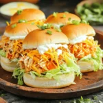 - 1 pound boneless, skinless chicken thighs - 1/2 cup buffalo sauce - 1 tablespoon olive oil - 1 teaspoon garlic powder - 1 teaspoon onion powder - Salt and pepper to taste - 1 cup shredded cheddar cheese - 12 slider buns - 1/2 cup lettuce, shredded - 1/4 cup ranch or blue cheese dressing When I make Air Fryer Buffalo Chicken Sliders, I start with the main ingredients. Boneless, skinless chicken thighs work best. They are juicy and tender. I also use buffalo sauce for that spicy kick. A bit of olive oil helps the sauce stick. Next, I add simple seasonings. Garlic powder and onion powder boost the flavor. I finish with salt and pepper to taste. These seasonings make the chicken pop. For the assembly, I grab shredded cheddar cheese. It melts beautifully on the hot chicken. Slider buns are perfect for holding all the goodness. I also prepare shredded lettuce for crunch. Finally, I pick ranch or blue cheese dressing for a creamy finish. This mix of ingredients creates a tasty, easy meal. Each bite is full of flavor and joy. To start, grab a large bowl. Add the chicken thighs, olive oil, buffalo sauce, garlic powder, onion powder, salt, and pepper. Mix well until the chicken is coated. You want every piece to soak in those flavors. Next, marinate the chicken. Let it sit in the fridge for at least 15 minutes. If you can, aim for two hours. This gives the chicken a deeper flavor. Now, it’s time to preheat your air fryer. Set it to 375°F (190°C). This step helps cook the chicken evenly. Once preheated, place the marinated chicken in the air fryer basket. Don’t stack the pieces; keep them in a single layer. Cook for 12 to 15 minutes. Remember to flip the chicken halfway through. This ensures all sides cook well. The chicken should reach an internal temperature of 165°F (75°C). After cooking, take the chicken out and let it rest for a few minutes. Use two forks to shred it. If you have leftover buffalo sauce, mix it with the shredded chicken for extra flavor. Cut the slider buns in half. On the bottom half of each bun, add a good amount of shredded buffalo chicken. Then, sprinkle shredded cheddar cheese on top. Next, add shredded lettuce for crunch. For extra flavor, drizzle ranch or blue cheese dressing over the lettuce. Finally, place the top half of the buns on each slider. If you want a crispy finish, put the assembled sliders back in the air fryer. Cook them for 3 to 5 minutes at 375°F (190°C). This will melt the cheese and toast the buns just right. To get the best flavor from your buffalo sauce, you can adjust the spice. If you like heat, add more sauce. For a milder taste, use less. Marinating the chicken is key. I suggest letting it sit for at least 15 minutes. For deeper flavor, try marinating for up to 2 hours. Avoid dry chicken by watching the cooking time. Overcooking makes it tough. Use a meat thermometer to check for doneness. The chicken should reach an internal temperature of 165°F (75°C). This ensures it stays juicy and tender. For toppings, shredded lettuce works great. I also love to add ranch or blue cheese dressing. It complements the spicy chicken well. For a fun presentation, serve sliders on a large platter. Add extra dressing on the side for dipping. Include crunchy celery sticks for a fresh bite. {{image_2}} You can switch up the chicken cuts if you want. Instead of boneless, skinless chicken thighs, use chicken breasts. They are leaner but will still taste great. You can also try shredded rotisserie chicken. It's a quick option that saves time. Simply mix the shredded chicken with buffalo sauce before assembling the sliders. Want to change the flavor? You can use different sauces. Try BBQ sauce for a sweet twist or honey mustard for a tangy kick. Cheese is another way to mix things up. Pepper jack adds heat, while blue cheese gives a rich flavor. Experiment with these options to find your favorite combo. If you need gluten-free options, look for gluten-free slider buns. Many brands offer tasty choices. For a vegan version, skip the chicken and use plant-based chicken substitutes. You can still use buffalo sauce and top with vegan cheese for a delicious meal that everyone can enjoy. To keep your buffalo chicken sliders fresh, cool them quickly. Place any leftovers in a shallow container. Make sure to cover it tightly with a lid or plastic wrap. This helps keep moisture in and air out. Store the sliders in the fridge for up to three days. If you want to save sliders for later, freezing is great. Wrap each slider in plastic wrap or foil. Then, place them in a freezer-safe bag. Make sure to squeeze out as much air as possible. You can freeze them for up to three months. When ready to eat, thaw them in the fridge overnight. Reheat in the air fryer at 350°F (175°C) for about 8-10 minutes. Buffalo chicken sliders last about three days in the fridge. However, they taste best fresh. If frozen, they can last three months. Always check for any signs of spoilage before serving. Enjoy your sliders while they taste their best! Yes, you can use frozen chicken thighs. Just remember to thaw them first. You can do this in the fridge overnight. If you're in a hurry, use the microwave's defrost setting. Once thawed, season and coat them as per the recipe. To make buffalo chicken sliders ahead, cook the chicken and shred it. Store the shredded chicken in the fridge for up to two days. Assemble the sliders right before serving. This keeps the buns fresh and tasty. Ranch dressing is a top choice for dipping. Its coolness pairs well with spicy buffalo chicken. Blue cheese dressing is another great option for those who love bold flavors. Both add an extra layer of taste. - Other common questions: - What if I want to make these sliders spicier? Add more buffalo sauce to the chicken mixture. - Can I use other types of buns? Yes, feel free to use whole grain or gluten-free buns. - How can I keep the sliders warm while serving? Use a slow cooker on low to keep them warm. In this post, we covered how to make buffalo chicken sliders using simple ingredients like chicken thighs and buffalo sauce. We explored how to prepare the chicken, cook it in the air fryer, and assemble the sliders with tasty toppings. I shared tips to enhance flavor and ensure the chicken stays moist. We also discussed fun variations and proper storage methods. With these easy steps, you can make sliders that impress your family and friends. Enjoy your cooking adventure!
