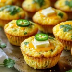- 1 cup cornmeal - 1 cup all-purpose flour - 1 tablespoon baking powder - 1/2 teaspoon salt - 1/2 teaspoon baking soda In this recipe, cornmeal and flour create a great base. The baking powder helps the muffins rise. Salt and baking soda balance the flavors and enhance taste. - 1 cup buttermilk - 2 large eggs - 1/4 cup vegetable oil - 1/4 cup honey (optional) Buttermilk adds moisture and tang. Eggs bind the mixture and give structure. Vegetable oil keeps the muffins soft, while honey adds a hint of sweetness, if you like. - 1 cup sharp cheddar cheese, shredded - 2-3 fresh jalapeños, finely chopped (seeds removed for less heat) Cheddar cheese gives a rich, savory taste. Jalapeños add spice and depth. Removing the seeds makes them milder. You can control the heat level to fit your taste. 1. First, preheat your oven to 400°F (200°C). It’s important to get the heat right. 2. Next, grease your muffin tin or line it with paper liners. This keeps the muffins from sticking. 1. In a large bowl, combine 1 cup of cornmeal, 1 cup of all-purpose flour, 1 tablespoon of baking powder, 1/2 teaspoon of salt, and 1/2 teaspoon of baking soda. 2. Whisk these dry ingredients well. This helps mix all the flavors evenly. 1. In another bowl, beat together 1 cup of buttermilk, 2 large eggs, and 1/4 cup of vegetable oil. 2. If you want a touch of sweetness, add 1/4 cup of honey. Mix well until smooth. 1. Pour the wet mixture into the dry ingredients. Stir gently until just combined. Be careful not to overmix; this helps keep the muffins fluffy. 2. Now fold in 1 cup of shredded sharp cheddar cheese and 2-3 finely chopped jalapeños. Make sure they are evenly spread in the batter. 1. Divide the batter among the muffin cups. Fill each about two-thirds full for the best rise. 2. Bake in your preheated oven for 15-20 minutes. Check for doneness by inserting a toothpick; it should come out clean. 1. Once baked, let the muffins cool in the pan for 5 minutes. This makes them easier to remove. 2. After that, transfer them to a wire rack to cool completely. Enjoy them warm, maybe with some butter on top! To get the right texture in your cornbread muffins, do not overmix the batter. Overmixing makes the muffins tough. Instead, mix until you just see no dry flour. The role of buttermilk is key here, as it keeps the muffins moist. Buttermilk helps them rise and stay fluffy. You can adjust the spice level by removing the seeds from the jalapeños. This makes the muffins less hot. If you want more heat, consider using other types of peppers. Poblano or serrano peppers can add different flavors and heat levels. These muffins taste great with a pat of butter on top. You can also add honey for a sweet touch. For a nice look, garnish with chopped cilantro or a slice of jalapeño. Present them warm for a tasty treat that everyone will love. {{image_2}} You can switch up the cheese in these muffins. If you want more spice, use pepper jack cheese. It adds a nice kick. For a milder flavor, mozzarella works well. It melts nicely and gives a soft texture. Try mixing different cheeses for a unique taste. Combining cheddar and gouda can create a rich flavor. Feel free to add extra ingredients to your muffins. Corn kernels add sweetness and texture. Cooked bacon bits give a savory crunch. Fresh herbs like chives or cilantro can brighten the taste. You can also mix in diced bell peppers. These extras make your muffins even more fun! For gluten-free muffins, use almond flour or gluten-free all-purpose flour. Both options work well and keep the muffins fluffy. If you choose almond flour, it will add a nutty flavor. Just remember to adjust the liquid in your recipe. This way, you can enjoy delicious cornbread muffins no matter your diet! Store your Cheddar Jalapeño Cornbread Muffins in an airtight container at room temperature. This keeps them fresh for a few days. Make sure they cool completely before sealing them. If you put warm muffins in a container, they can get soggy. For longer storage, you can freeze the muffins. Wrap each muffin tightly in plastic wrap, then place them in a freezer bag. This keeps them fresh for about three months. When you want to enjoy them, thaw them in the fridge overnight. To reheat, pop them in the oven at 350°F (175°C) for about 10 minutes. This helps to keep them soft and tasty. These cornbread muffins stay fresh for about three days at room temperature. If you freeze them, they can last for about three months. After that, the texture and flavor may change. Always check for any signs of spoilage before enjoying. You can make these muffins spicier by adding more jalapeños. Just chop them finely and mix them in. You can also use hotter jalapeño varieties, like serrano peppers. This will boost the heat in each bite. Yes, you can make these muffins ahead of time. Bake them and let them cool completely. Store them in an airtight container at room temperature for up to three days. You can also freeze them for longer storage. Just wrap each muffin tightly in plastic wrap and place them in a freezer bag. If you don’t have buttermilk, you can make a substitute. Mix one cup of milk with one tablespoon of vinegar or lemon juice. Let it sit for five minutes. You can also use plain yogurt thinned with water or milk to get the right consistency. To check if your muffins are done, insert a toothpick into the center. If it comes out clean or with a few crumbs, they are ready. If the toothpick has wet batter on it, bake for a few more minutes. Look for a golden-brown top as another sign of doneness. In this blog post, we explored how to make delicious cornbread muffins. We covered key ingredients and provided step-by-step instructions, ensuring you succeed in your baking. You learned about tips for perfect texture and ways to spice it up with jalapeños. Don’t forget, you can customize your muffins with different cheeses or extras to make them your own. Whether enjoying them warm or storing for later, these muffins are sure to please. Now, it’s time for you to bake and enjoy!