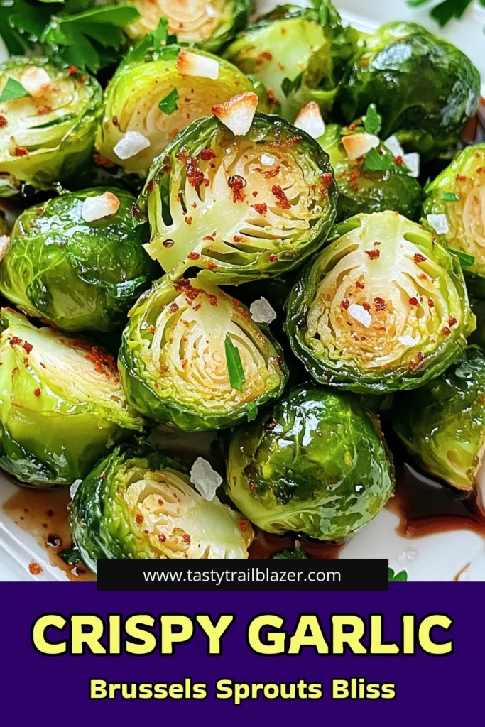 Get ready to enjoy the ultimate crispy air fryer garlic Brussels sprouts! This easy recipe combines the perfect blend of garlic, smoked paprika, and balsamic glaze for a deliciously healthy side that everyone will love. Perfectly crispy on the outside and tender inside, these sprouts are a must-try! Click through to explore this simple recipe and elevate your veggie game today! #AirFryerRecipes #HealthyEating #BrusselsSprouts #VegetarianDelights