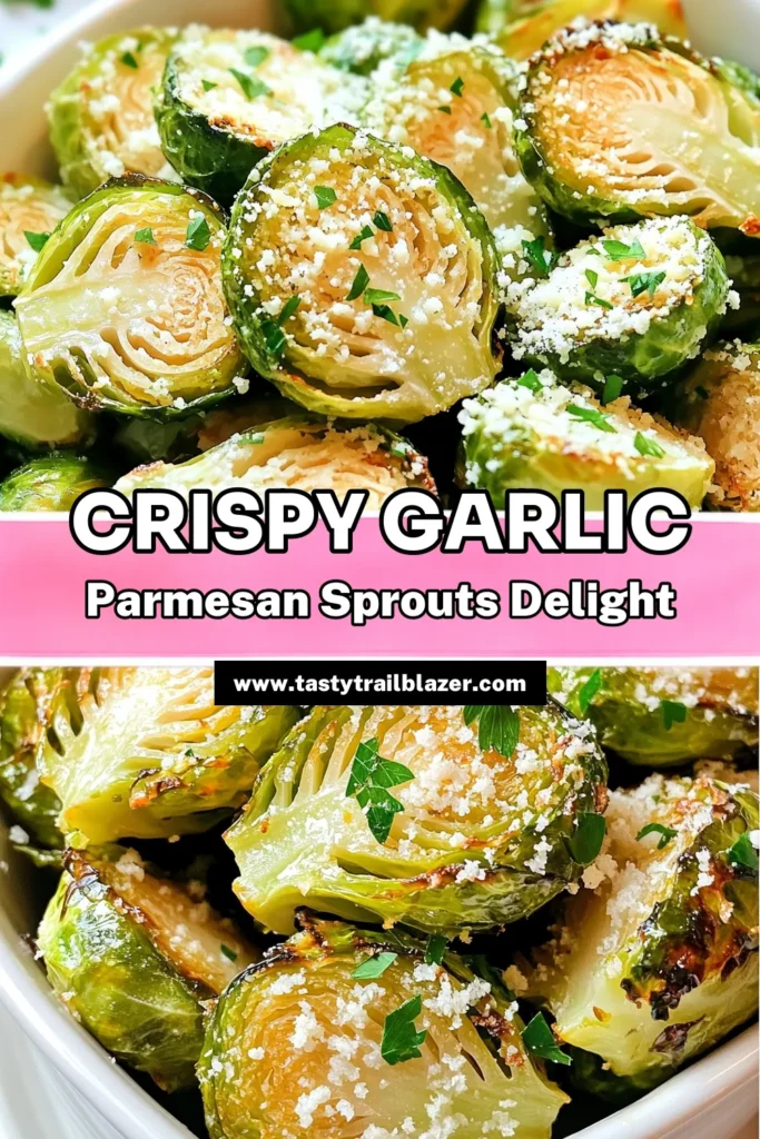 Elevate your vegetable game with these Crispy Air Fryer Garlic Parmesan Brussels Sprouts! This delicious recipe combines the nutty goodness of Brussels sprouts with the rich flavors of garlic and Parmesan for a perfect side dish or snack. Ready in just 25 minutes, these sprouts are easy to make and incredibly satisfying. Click to explore the full recipe and enjoy this tasty treat! #AirFryerRecipes #HealthyEating #BrusselsSprouts #DeliciousSnacks