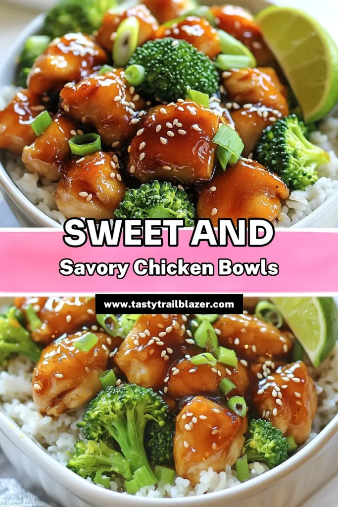 Savor the deliciousness of Honey Sesame Chicken Bowls with this quick and easy recipe! This dish combines tender chicken, crisp broccoli, and a sweet soy glaze served over fluffy rice, perfect for a weeknight dinner. In just 15 minutes, you can create a flavorful meal that your family will love. Click through for the full recipe and tips to make it shine! #HoneySesameChicken #EasyRecipes #MealPrep #DinnerIdeas