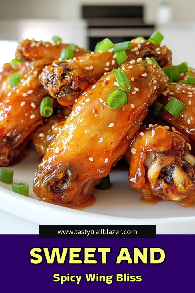 Get ready to indulge in some Spicy Honey Garlic Wings that will elevate your next gathering! These mouthwatering wings are coated in a sweet and spicy marinade with honey, soy sauce, and garlic, then air-fried to crispy perfection. Perfect for game day or a delicious dinner. Click to discover this easy recipe and impress your friends and family with bold flavors! #SpicyHoneyGarlicWings #AirFryerRecipes #FingerFood #ChickenWings