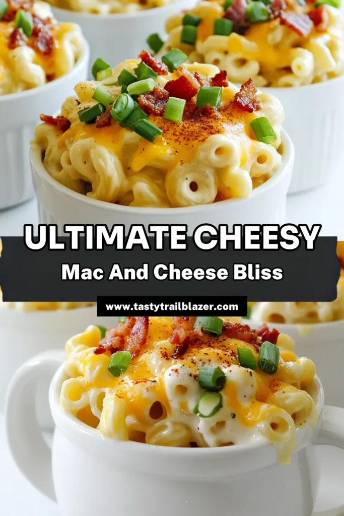 Dive into cheesy goodness with this Cheesy Delight Loaded Mac & Cheese recipe! With a creamy blend of sharp cheddar, mozzarella, and cream cheese, this slow cooker dish is perfect for family gatherings or cozy nights in. Simply combine the ingredients, set the timer, and enjoy a comforting meal that's sure to impress. Click through for the full recipe and uncover tips on presentation and toppings to elevate your dish! #MacAndCheese #CheesyDelight #ComfortFood #SlowCookerRecipes