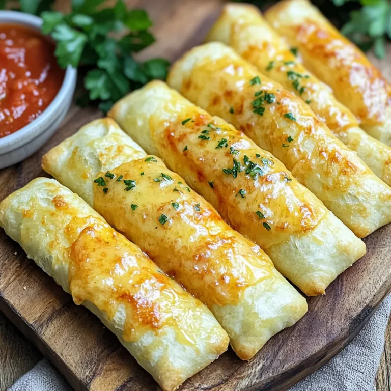 To make air fryer garlic breadsticks, gather these items: - 1 package of pizza dough (store-bought or homemade) - 4 tablespoons unsalted butter, melted - 3 cloves garlic, minced - 1 teaspoon dried oregano - 1 teaspoon dried parsley - ½ teaspoon salt - ¼ teaspoon black pepper - ¼ cup grated Parmesan cheese (optional) You can add more flavor to your breadsticks with these items: - Red pepper flakes for a spicy kick - Fresh garlic instead of minced, for a stronger taste - Fresh herbs like basil or thyme for a garden touch If you need to swap any ingredients, here are some ideas: - Use olive oil instead of butter for a lighter option - Substitute fresh herbs for dried ones if you have them - Try different cheese like mozzarella or cheddar instead of Parmesan First, you need to preheat your air fryer. Set it to 350°F (175°C). This step helps cook the breadsticks evenly. Preheating takes just a few minutes. Make sure to wait until it reaches the right temperature before cooking. Next, roll out your pizza dough. Use a lightly floured surface to prevent sticking. Shape it into a rectangle that is about 1/4 inch thick. Once you have the right shape, it's time to cut it. Cut the dough into strips. Each strip should be about 1 inch wide and 6 inches long. This gives you perfect breadsticks for dipping. Now, let’s make the garlic butter mix. In a small bowl, combine the melted butter, minced garlic, oregano, parsley, salt, and black pepper. Stir until it is well mixed. This garlic butter adds great flavor to the breadsticks. Brush this mixture over each strip. Make sure to coat all sides so each bite is tasty. If you want, sprinkle some grated Parmesan cheese on top for an extra kick. To get perfect breadsticks, you need to preheat your air fryer. Set it to 350°F (175°C). This step helps cook the breadsticks evenly. Once they are in the basket, check for space between each stick. This space allows hot air to move around, making them crispy. Keep an eye on the time as they cook. Air fry the breadsticks for 8-10 minutes. Flip them halfway through to get even browning. If they look golden brown, they are likely done. If you are unsure, use a toothpick to check the center. If it comes out clean, they are ready. These garlic breadsticks shine when served warm. Place them on a wooden board for a nice touch. Pair them with marinara sauce for dipping. You can also add fresh parsley on top for color and taste. Feel free to serve them with your favorite pasta or salad. Enjoy the burst of flavor! {{image_2}} You can jazz up your garlic breadsticks with cheese. Try mozzarella for a melt. Cheddar adds a sharp taste. Feta gives a tangy twist. Just sprinkle your choice of cheese on top before air frying. Remember to adjust the cooking time if you add a lot of cheese. Herbs can change the taste of your breadsticks. You might use fresh basil or thyme instead of dried herbs. Try rosemary for a fragrant boost. Mix fresh herbs into your garlic butter for a strong flavor. You can also add a pinch of red pepper flakes for a kick. For a spicy version, add cayenne pepper to your garlic butter. You can also mix in chopped jalapeños. This gives your breadsticks a nice heat. Pair them with cool ranch or sour cream for dipping. Adjust the spice level to fit your taste. To store leftover breadsticks, let them cool first. Place them in an airtight container. This keeps them fresh for up to three days. If they are not sealed well, they may become dry. I recommend using parchment paper between layers to avoid sticking. When you're ready to eat the leftover breadsticks, reheat them in the air fryer. Set it to 300°F (150°C) and heat for about 3-5 minutes. This warms them up and makes them crispy again. You can also use a microwave, but they won't be as crunchy. If you do use a microwave, heat them for 15-20 seconds at a time. You can freeze breadsticks if you want to save some for later. First, let them cool completely. Then, wrap each breadstick in plastic wrap. Place the wrapped sticks in a freezer-safe bag. They can stay in the freezer for up to two months. When you're ready to eat them, thaw in the fridge overnight and reheat as mentioned. Yes, you can use homemade pizza dough. Just make sure it is rolled out to about 1/4 inch thick. This thickness helps the breadsticks cook evenly. If you have a favorite recipe for pizza dough, feel free to use it! The breadsticks are done when they turn golden brown. You should air fry them for 8-10 minutes. Flip them halfway through for even cooking. Check them around the 8-minute mark. If they look golden and smell great, they are ready to eat! Yes, you can make gluten-free breadsticks. Simply use gluten-free pizza dough. Many brands offer good options that taste great. Just follow the same steps as with regular dough. Enjoy your tasty gluten-free treat! This article covered how to make tasty air fryer breadsticks. We talked about ingredients, step-by-step instructions, and tips for perfect cooking. You can also explore fun variations to fit your taste. Finally, I shared smart storage tips for leftovers. Enjoy your delicious breadsticks fresh or stored for later. With these tips, you can impress anyone who tries them!