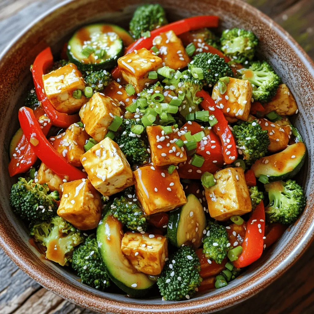 Chili Garlic Tofu Stir Fry 15-Minute Flavor Blast