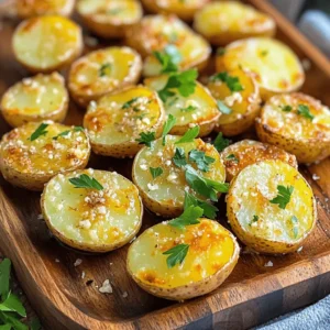 - 1.5 pounds baby potatoes, halved - 3 tablespoons olive oil - 4 cloves garlic, minced - 1 teaspoon dried oregano - 1 teaspoon paprika - Salt and pepper to taste - &frac12; cup grated Parmesan cheese - Fresh parsley, chopped (for garnish) - Calories per serving: Approximately 250 calories - Macronutrient breakdown: - Carbohydrates: 35g - Protein: 6g - Fat: 10g I love using baby potatoes for this recipe. They are small, tender, and have a lovely texture. Halving them ensures they cook evenly and get crispy. The olive oil gives them a nice richness, while the garlic adds a punch of flavor. The dried oregano and paprika bring warmth and depth to the dish. Salt and pepper are essential, as they enhance the overall taste. The star of the show is the Parmesan cheese, which creates that delightful cheesy crust. To finish, I sprinkle fresh parsley on top for color and freshness. It not only looks great but also brightens the flavor. Each bite of these crispy potatoes is packed with flavor, making them a perfect side dish or snack. Preheat your air fryer to 400&deg;F (200&deg;C). This step takes about 5 minutes. Preheating helps cook the potatoes evenly and makes them crispy. Start by halving 1.5 pounds of baby potatoes. Place them in a large mixing bowl. Add 3 tablespoons of olive oil, 4 cloves of minced garlic, 1 teaspoon of dried oregano, and 1 teaspoon of paprika. Sprinkle in some salt and pepper to taste. Toss the potatoes until they are evenly coated. This is important. An even coat helps the potatoes cook well and enhances flavor. Next, add &frac12; cup of grated Parmesan cheese. Mix again so all the potatoes get a cheesy flavor. Transfer the seasoned potatoes into the air fryer basket. Make sure they are in a single layer. If your air fryer is small, cook in batches. Air needs space to circulate for the best crispiness. Cook for 15-20 minutes. Shake the basket halfway through cooking. This ensures all sides get crispy. To check if they are done, look for a golden brown color and a crispy texture. In the last 2 minutes of cooking, sprinkle more Parmesan cheese on top. This gives them an extra cheesy kick. Once done, take the potatoes out and place them in a serving bowl. Enjoy your crispy, flavorful dish! To get your garlic Parmesan potatoes crispy, follow these steps: - Choose the right potatoes: Baby potatoes work best. They stay tender inside while getting crispy outside. - Coat evenly: Toss the potatoes well with olive oil and spices. This helps them crisp up. - Do not overcrowd: Air must circulate around the potatoes. Cook in batches if needed. - Shake the basket: Halfway through cooking, shake the basket. This helps all sides crisp up. Common mistakes include: - Not preheating your air fryer. This step is key for crispy results. - Using too much oil. A little goes a long way. Serve your crispy potatoes on a rustic wooden platter. This makes for a nice presentation. - Dipping sauces: Pair them with garlic aioli or spicy mayo. These add a great kick. - Garnish well: A sprinkle of fresh parsley gives a pop of color. It makes your dish look even tastier. To mix things up, try these alternative spices: - Herbs: Add fresh rosemary or thyme for a different taste. - Heat: A pinch of chili flakes can add spice. - Cheese: Swap Parmesan for cheddar for a new flavor profile. Using different ingredients can help you discover your favorite taste. Enjoy experimenting! {{image_2}} You can make your garlic Parmesan potatoes even better by adding toppings. Try adding crispy bacon bits, which give a nice crunch. Green onions add color and a fresh taste. Just sprinkle them on top right before serving. This will make your dish more fun and tasty! Fresh herbs can change the flavor of your potatoes. Try using rosemary or thyme for a bright taste. Chop them finely and mix them in with the potatoes. You can also add fresh basil after cooking for a burst of flavor. Using herbs makes your dish feel special and fresh. If you like heat, add some spice! You can mix in chili flakes or drizzle hot sauce on the potatoes. Adjust the amount to your taste for the perfect kick. This spicy twist will make your garlic Parmesan potatoes exciting and bold. Everyone will love the extra flavor! After enjoying your crispy garlic Parmesan potatoes, let them cool. Place them in an airtight container. Store them in the fridge for up to three days. This keeps them fresh and tasty. Make sure they are fully cooled before sealing. This helps avoid sogginess. To reheat, use the air fryer again. Set it to 350&deg;F (175&deg;C). Cook for about 5-7 minutes. This method helps them stay crispy. You can also use an oven. Preheat to 350&deg;F (175&deg;C) and bake for 10-15 minutes. Both methods keep the flavor and crunch. You can freeze these potatoes, but they change texture. Allow them to cool completely. Place them in a freezer bag. Remove as much air as you can. They can last up to a month. When ready to eat, thaw them overnight in the fridge. Reheat in the air fryer for best results. Yes, you can use other potatoes. Here are some great choices: - Yukon Gold potatoes: Creamy and buttery flavor. - Red potatoes: Smooth skin and waxy texture. - Fingerling potatoes: Unique shape and great for roasting. These potatoes will still taste amazing with garlic and Parmesan. To stop your potatoes from sticking, try these tips: - Use enough olive oil when coating the potatoes. - Preheat your air fryer for at least five minutes. - Place potatoes in a single layer. This helps air flow and keeps them from sticking. These steps ensure your potatoes cook evenly and release easily. The perfect dipping sauce can enhance your meal. Here are my top picks: - Garlic aioli: Creamy with a strong garlic punch. - Spicy mayo: Adds a kick of heat. - Ranch dressing: A classic choice that balances flavors. These sauces will elevate your garlic Parmesan potatoes to a whole new level! This blog post covered how to make garlic Parmesan potatoes in an air fryer. We discussed key ingredients and their nutritional value. You learned the best steps for preparation and cooking. Tips for crispiness and serving ideas helped enhance your dish. Variations and storage suggestions offer extra value for your meals. Try these methods to enjoy tasty, easy potatoes today. Happy cooking!