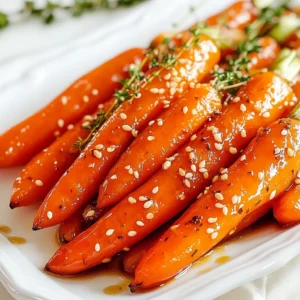 Honey Garlic Glazed Carrots Tasty Side Dish Recipe