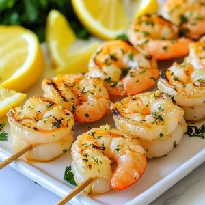 Lemon Herb Grilled Shrimp Fresh and Flavorful Dish