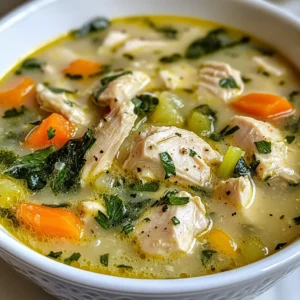 For this cozy soup, you need: - 1 pound boneless, skinless chicken thighs, diced - 2 tablespoons olive oil - 1 medium onion, chopped - 3 cloves garlic, minced - 3 medium carrots, sliced - 2 celery stalks, sliced - 6 cups low-sodium chicken broth - 1 cup heavy cream - 2 cups fresh spinach - Salt and pepper to taste These main ingredients create a rich base. The chicken gives protein and heartiness. The onion, carrots, and celery add sweetness and crunch. Adding flavor is key. Use: - 1 teaspoon dried thyme - 1 teaspoon dried basil - 1 bay leaf These herbs bring warmth and depth. Thyme adds a hint of earthiness. Basil gives a sweet, aromatic touch that makes the soup special. Garnishes make the soup shine. I suggest: - Fresh parsley, chopped Sprinkling parsley adds color and fresh flavor. It makes each bowl look pretty and appetizing. You can also add a squeeze of lemon for brightness. {{ingredient_image_1}} Start by gathering all your ingredients. This will make cooking easier. You will need: - 1 pound boneless, skinless chicken thighs, diced - 2 tablespoons olive oil - 1 medium onion, chopped - 3 cloves garlic, minced - 3 medium carrots, sliced - 2 celery stalks, sliced - 6 cups low-sodium chicken broth - 1 teaspoon dried thyme - 1 teaspoon dried basil - 1 bay leaf - 1 cup heavy cream - Salt and pepper to taste - 2 cups fresh spinach - Fresh parsley, chopped (for garnish) Make sure to wash and chop the vegetables first. This helps them cook well. Dice the chicken into small pieces. You want them to cook evenly. Now, let’s cook! In a large pot, heat the olive oil over medium heat. Once hot, add the diced chicken. Season it with salt and pepper. Sauté the chicken for about 5-7 minutes. You want it to be lightly browned. After that, remove the chicken and set it aside. In the same pot, add the chopped onion, carrots, and celery. Cook these for about 5 minutes until they soften. Next, stir in the minced garlic, dried thyme, and dried basil. Cook for one more minute. This will make your kitchen smell great! Now, pour in the chicken broth and add the bay leaf. Bring this mixture to a boil. Once boiling, reduce the heat to let it simmer. Return the cooked chicken to the pot. Let the soup simmer for 15-20 minutes until the chicken is fully cooked. After the chicken is cooked, remove the bay leaf from the pot. Stir in the heavy cream and fresh spinach. Cook for an additional 2-3 minutes until the spinach wilts. This adds color and a fresh flavor to your soup. Before serving, taste your soup. Adjust the seasoning with more salt and pepper if needed. Serve it hot, garnished with fresh parsley. Enjoy your hearty and flavorful bowl of Marry Me Chicken Soup! To cook chicken thighs just right, start with good meat. Use boneless and skinless chicken thighs. Dice them into small pieces. Heat olive oil in your pot over medium heat. Add the chicken and season with salt and pepper. Sauté until they turn golden brown, about 5 to 7 minutes. This gives great flavor. Make sure not to overcrowd the pot. If needed, cook in batches. Once done, set the chicken aside. This step adds depth to your soup. If you want a lighter soup, skip the heavy cream. You can use half-and-half or whole milk instead. These options will make it less rich while keeping it creamy. For a dairy-free choice, try coconut milk. It adds a nice flavor and texture. Another option is to blend silken tofu with water. This gives a smooth finish without added fat. Adjust the amount based on how creamy you want it to be. To make your Marry Me Chicken Soup even better, add more spices. Consider using paprika for warmth or a touch of nutmeg for sweetness. A dash of cayenne pepper can give it a nice kick. Fresh herbs like dill or chives can brighten the soup. You can also add a squeeze of lemon juice before serving. This gives a fresh zing. Experiment with spices to find your perfect blend. Each choice adds a unique twist to your hearty bowl. Pro Tips Use Fresh Herbs: Fresh thyme and basil can elevate the flavor profile of the soup, making it more aromatic and delicious. Brown the Chicken: Searing the chicken thighs before adding them to the soup enhances the depth of flavor, contributing to a richer broth. Adjust Creaminess: For a lighter version, reduce the amount of heavy cream or substitute it with half-and-half or coconut milk. Spice it Up: Add a pinch of red pepper flakes for a spicy kick, or toss in some diced jalapeños for an extra layer of heat. {{image_2}} You can easily add more veggies to this soup. Try adding potatoes or peas. For a colorful touch, toss in bell peppers or zucchini. These vegetables bring extra flavor and nutrients. They make the soup more filling, too. Just chop them up and add them in when you cook the onions and celery. The soup will stay hearty and tasty. To make a gluten-free version, use gluten-free chicken broth. This keeps the soup safe for those with gluten allergies. For a dairy-free option, swap the heavy cream with coconut milk. This change adds a nice, creamy texture without dairy. You can also use almond milk, but it may change the flavor a bit. Both options will keep the soup rich and delicious. If you like spice, add red pepper flakes or hot sauce. Start with a small amount and taste as you go. You can also use spicy sausage instead of chicken. This gives a bold flavor and a nice kick. For an extra layer of heat, add jalapeños when cooking the onions. This spicy twist will warm you up and impress anyone who enjoys a bold flavor. To keep your Marry Me Chicken Soup fresh, let it cool first. Transfer it to an airtight container. Make sure to store it in the fridge. This soup is good for up to three days. If you want to save it longer, consider freezing it. When you're ready to enjoy your soup again, take it out of the fridge. Pour it into a pot over medium heat. Stir often until it’s hot. If the soup is too thick, add a splash of chicken broth or water. You can also use the microwave. Heat it in a bowl, but stir every minute to avoid hot spots. Freezing is a great option for Marry Me Chicken Soup. Use a freezer-safe container or a zip-top bag. Leave some space at the top for expansion. Label the container with the date. This soup can last up to three months in the freezer. To eat, thaw it in the fridge overnight before reheating. You can use whole milk or half-and-half as a substitute for heavy cream. These options will make your soup lighter but still creamy. You can also blend silken tofu with a little broth for a dairy-free option. This gives a nice texture without the cream. Yes, you can use chicken breasts instead of thighs. Chicken breasts are leaner and cook faster. Make sure to cut them into small pieces. Cooking time may be shorter, so check for doneness to avoid drying them out. Marry Me Chicken Soup lasts about 3 to 4 days in the fridge. Store it in an airtight container. If you want to keep it longer, consider freezing it. Just make sure it cools completely before freezing. Marry Me Chicken Soup combines rich flavors and easy steps to create a comforting meal. Start with the right ingredients, like chicken thighs and herbs. Follow our clear steps to ensure each bite shines. Remember to try variations for a personal touch. Proper storage keeps your leftovers fresh and tasty. This soup is not just a recipe; it’s a way to bring joy to your table. Enjoy cooking and sharing this warm dish with loved ones.