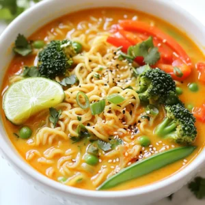 Vegan Coconut Curry Ramen Savory and Simple Meal