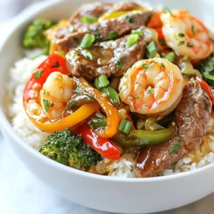 Steak and Shrimp Stir Fry Flavorful and Quick Meal