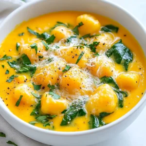 Butternut Squash Gnocchi Soup Hearty and Comforting Meal