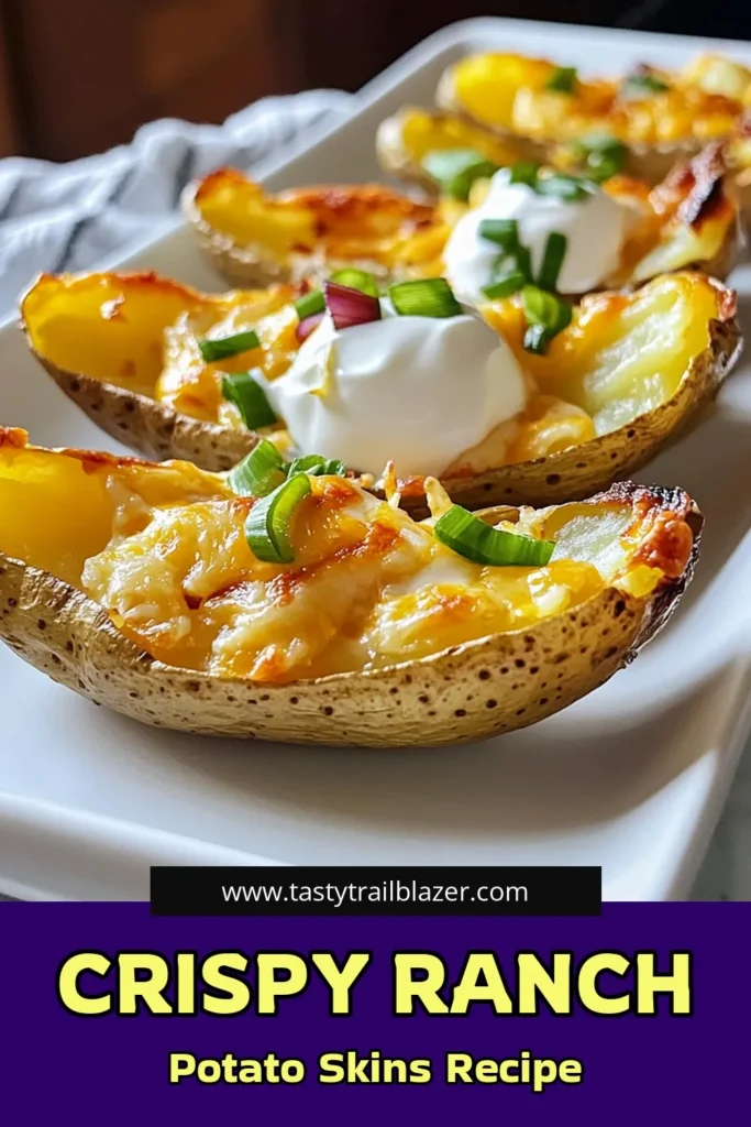 Elevate your snack game with these delicious Air Fryer Ranch Potato Skins! Perfectly crispy and loaded with flavor, these potato skins are a delightful blend of garlic, onion, and ranch seasoning, topped with melty cheese and optional bacon bits. Whether for game night or a cozy gathering, they’re sure to impress. Click to explore this easy recipe and whip up a tasty treat today! #AirFryerRecipes #PotatoSkins #SnackIdeas #RanchFlavor