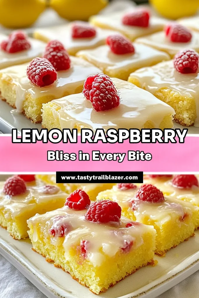 Indulge in a slice of sunshine with this Lemon Raspberry Sheet Cake! This easy sheet cake recipe features fresh raspberries and a tangy lemon glaze, perfect for any occasion. Whether you're looking for delicious fresh raspberry desserts or a fruity treat, this sheet cake with fruit is bound to impress. Try this delightful Lemon Raspberry Sheet Cake today and elevate your baking game! Save and share! #LemonRaspberrySheetCake #EasySheetCakeRecipe #FreshRaspberryDesserts #LemonGlazeRecipe
