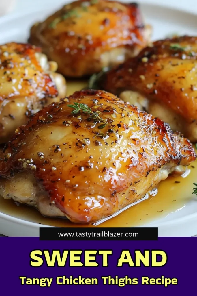 Discover the deliciousness of Maple Dijon Chicken Thighs with this easy chicken marinade! This chicken thigh recipe combines the rich flavors of pure maple syrup and Dijon mustard, making every bite irresistible. Perfect for a family dinner, these baked chicken thighs are simple to prepare and packed with flavor. Try this savory maple syrup recipe tonight and watch everyone come back for seconds! Save this recipe for later! #MapleDijonChicken #BakedChickenThighs #ChickenThighRecipe #EasyChickenMarinade
