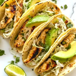Cilantro Lime Chicken Tacos Simple and Flavorful Meal