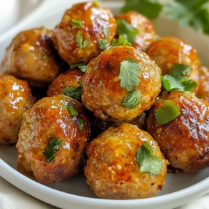Spicy Sriracha Turkey Meatballs Savory and Flavorful Dish