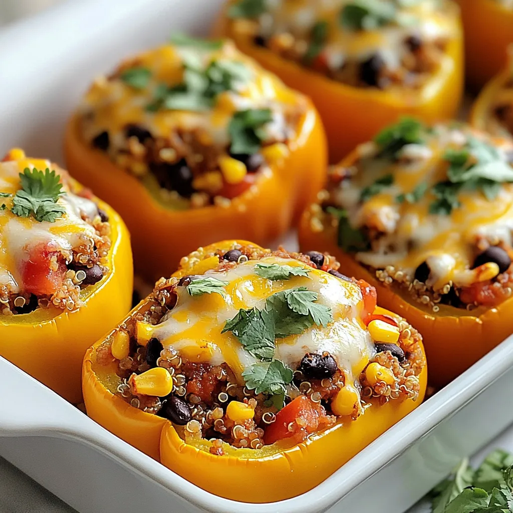 Ground Turkey Stuffed Peppers Easy and Flavorful Dish