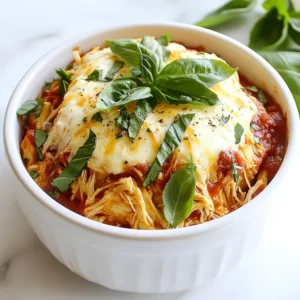 Chicken Parm Cottage Cheese Bowl Flavorful and Easy