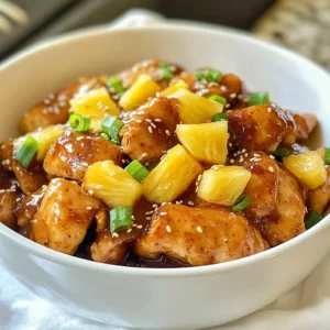 Brown Sugar Pineapple Chicken Flavorful Dinner Delight