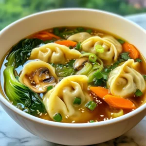 Potsticker Soup Simple and Comforting Recipe