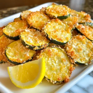 Crispy Baked Parmesan Zucchini Flavorful and Healthy Snack