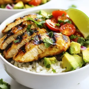 Honey Lime Chicken Avocado Rice Simple and Tasty Meal