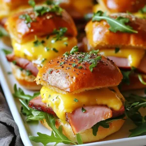 Ham & Havarti Sliders Tasty and Simple Delight
