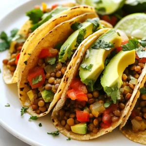 Slow Cooker Lentil Tacos Flavorful and Easy Meal