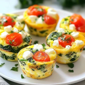 Spinach Feta Egg Muffins Quick and Healthy Recipe
