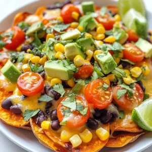 Loaded Sweet Potato Nachos Flavorful and Easy Recipe