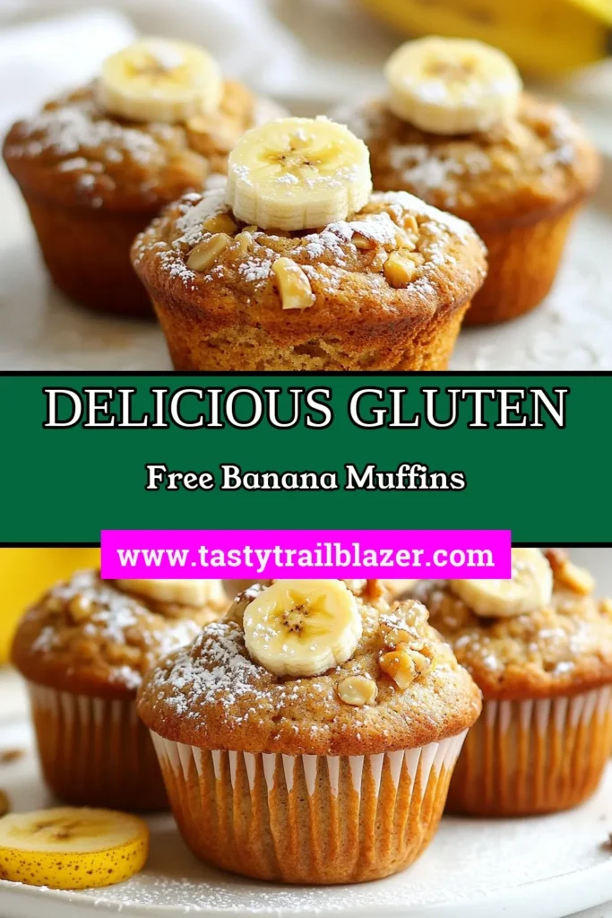 Satisfy your sweet tooth with these gluten-free banana muffins, a perfect blend of healthy oat muffins and delicious flavors! Made with almond flour, ripe bananas, and almond milk, this dairy-free banana recipe is the ultimate quick gluten-free snack. Enjoy these nutritious, moist muffins for breakfast or a midday treat. Save the recipe and elevate your baking game today! #GlutenFreeMuffins #HealthySnacks #DairyFree #OatMuffins