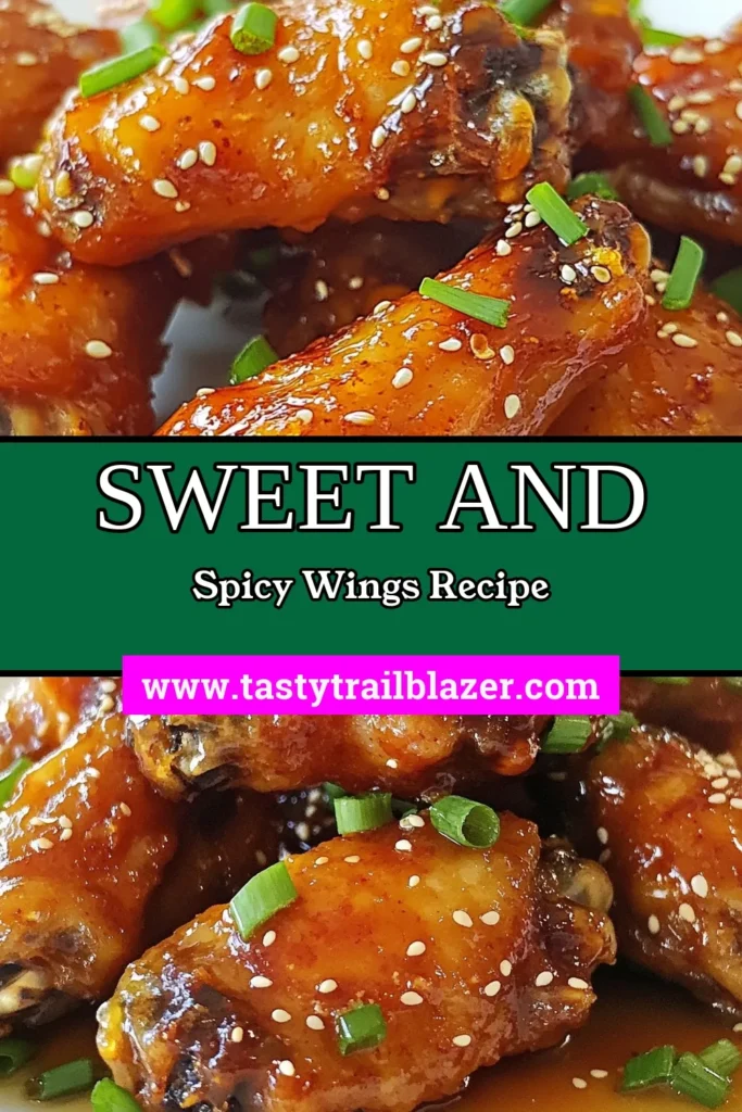 Get ready to spice up your game night with these irresistible Spicy Sriracha Honey Wings! This easy baked chicken wings recipe combines the perfect balance of heat and sweetness from our homemade Sriracha honey sauce. Crispy wings coated in honey garlic goodness will be the star of your table. Perfect for gatherings or a cozy night in. Click to discover the full recipe and impress your guests! #SpicySrirachaWings #HoneyGarlicChickenWings #CrispyWingsRecipe #BakedChickenWingsRecipe