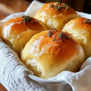 Garlic Herb Dinner Rolls Fresh and Fluffy Delight