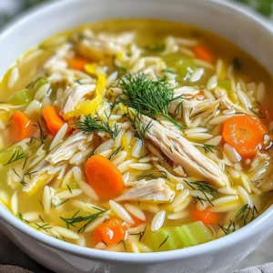 Greek Lemon Chicken Soup Savory and Fresh Delight