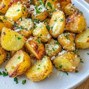 Garlic Parmesan Air Fryer Potatoes Savory and Crispy