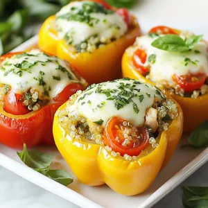 Pesto Chicken Stuffed Peppers Flavorful and Easy Meal
