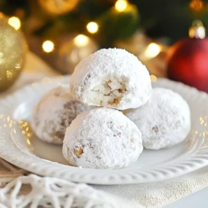 - 1 cup unsalted butter, softened - 1/4 cup pure maple syrup - 1 cup finely chopped pecans - 2 cups all-purpose flour These main ingredients create a rich base for the cookies. The unsalted butter gives a creamy texture. Pure maple syrup adds a sweet, earthy flavor. The pecans provide a delightful crunch. All-purpose flour binds everything together for a perfect cookie shape. - 1/2 teaspoon ground cinnamon - Additional powdered sugar for dusting Cinnamon adds warmth to your cookies. It complements the maple flavor well. Dusting with powdered sugar creates a beautiful finish. This gives the cookies their signature snowball look. - How to measure ingredients accurately: Use dry measuring cups for flour and sugar. Spoon flour into the cup and level it off. Avoid packing it down. For liquids, use a clear measuring cup for accuracy. - Best substitutes for butter and maple syrup: If you need a dairy-free option, use coconut oil instead of butter. For maple syrup, agave syrup works as a good alternative. However, the flavor will change slightly. {{ingredient_image_1}} 1. First, preheat your oven to 350°F (175°C). This ensures even baking. 2. Next, line a baking sheet with parchment paper. This helps the cookies not stick. 3. In a large mixing bowl, cream together 1 cup of softened butter and 1/2 cup of powdered sugar. Mix until it looks light and fluffy. This step is key for texture. 1. In a separate bowl, combine 2 cups of all-purpose flour, 1/4 teaspoon of salt, and 1/2 teaspoon of ground cinnamon. The cinnamon is optional but adds nice flavor. 2. Gradually add the dry mix to the wet mixture. Stir until just combined. Don’t overmix, as this can make the cookies tough. 3. Now, fold in 1 cup of finely chopped pecans. Make sure they are evenly spread throughout the dough. 1. Using a tablespoon or cookie scoop, roll the dough into small balls, about 1 inch in diameter. Place them on the prepared baking sheet, leaving about 1 inch between each ball. 2. Bake in the preheated oven for 12-15 minutes. Look for lightly golden bottoms as a sign they are done. 3. Once baked, let the cookies cool on the sheet for 5 minutes. Then, move them to a wire rack to cool completely. 4. After cooling, dust the cookies with more powdered sugar. This gives them a lovely snowball look. Enjoy this delightful treat! To get the right dough consistency, cream the butter and sugar well. This step adds air and makes the cookies light. If your dough seems too dry, add a touch of maple syrup. For a fluffy cookie, do not overmix once you add flour. Just mix until combined. Using high-quality ingredients makes a big difference. Choose pure maple syrup for the best taste. If you want to add more flavor, consider using vanilla bean paste or a splash of orange zest. Both options can brighten up the cookies! For special occasions, present your cookies in a festive tin. You can layer them with parchment paper. For a colorful touch, add whole pecans or mint leaves on top. These little details make your cookies truly shine. Pair your cookies with a cup of hot cocoa or warm tea for a cozy treat. Pro Tips Chill the Dough: For a firmer dough that is easier to roll, chill it in the refrigerator for 30 minutes before shaping into balls. Use Fresh Pecans: Opt for freshly toasted pecans to enhance the nutty flavor, making your cookies even more delicious. Perfect Baking Time: Keep an eye on the cookies as they bake; they should be lightly golden on the bottom but not browned on top. Storage Tips: Store the cookies in an airtight container at room temperature to maintain their texture and flavor for up to a week. {{image_2}} If you want to make nut-free cookies, it is easy! You can substitute pecans with sunflower seeds. You can also use pumpkin seeds for a fun twist. These seeds add a nice crunch without the nuts. Just chop them finely like you would with pecans. This way, everyone can enjoy the cookies without worry. Want to mix it up? Try adding chocolate chips! Dark chocolate chips will give a sweet twist. Milk chocolate chips also work well for a richer taste. You can also add dried fruits like cranberries or raisins for a chewy texture. If you want to play with nuts, try walnuts or almonds. Each nut gives a different flavor, making your cookies unique. You can create themed cookies for any holiday! For Christmas, add red and green sprinkles on top. For Thanksgiving, use pumpkin spice instead of cinnamon. These small changes make a big difference. You can also use festive shapes, like stars or hearts, for the cookie dough. Adapting the recipe for different seasons keeps it fun and fresh. To keep your maple pecan snowball cookies fresh, store them in an airtight container. Use parchment paper between layers to prevent sticking. Keep the cookies at room temperature, away from heat and moisture. This will help maintain their soft texture and flavor. Ideally, store them at a cool room temperature. Avoid placing them in the fridge, as cold air can dry them out. You can freeze these cookies for later enjoyment. First, let the cookies cool completely. Then, place them in a single layer on a baking sheet and freeze for one hour. Once frozen, transfer them to a zip-top bag or airtight container. This method prevents the cookies from sticking together. To thaw, leave them at room temperature for about 30 minutes. You can also reheat them in the oven at 350°F for a few minutes to restore their warmth. These cookies can last about one week at room temperature. Check them for signs of spoilage, such as a dry texture or off smell. If they start to taste stale, it's best to toss them. Proper storage can extend their freshness, so be mindful of how you keep them. Enjoy your cookies while they are at their best! What is the best way to roll the cookie dough? To roll the cookie dough, use your hands. Scoop a tablespoon of dough. Roll it into a ball about one inch wide. Keep your hands slightly damp to avoid stickiness. This method helps shape the cookies smoothly. Can I make the dough ahead of time? Yes, you can make the dough ahead of time. Just wrap it tightly in plastic wrap. Chill it in the fridge for up to three days. When you're ready to bake, scoop and roll the dough into balls. How can I tell when the cookies are done baking? Check the bottoms of the cookies. They should be lightly golden. The tops may look pale, which is normal. If they are firm to the touch, they are likely done. Can I substitute other syrups for maple syrup? You can use other syrups, like agave or corn syrup. However, these will change the flavor. Maple syrup gives a unique sweetness and richness. What kind of flour works best for these cookies? All-purpose flour works best for these cookies. It gives the right balance of texture and flavor. Avoid using whole wheat flour, as it can make the cookies dense. What to do if the dough is too crumbly? If the dough is crumbly, add a bit of maple syrup or softened butter. Mix until the dough holds together. Be careful not to add too much liquid at once. Can I make these cookies in different shapes? Yes, you can shape the cookies as you like. Try flattening them slightly for a different look. You could also use cookie cutters for fun shapes. Just adjust the baking time if needed. These Maple Pecan Snowball Cookies are easy to make and delicious. We covered the key ingredients, preparation steps, and useful tips to perfect your batch. You can even explore variations to suit your taste. Don't forget how to store and freeze them for later enjoyment. Baking is fun and rewarding. Experiment to make these cookies your own. You’ll impress friends and family with every bite! Enjoy this tasty treat at any gathering or just for yourself.