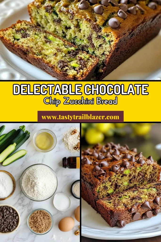 Indulge in this delicious Chocolate Chip Zucchini Bread, a perfect blend of healthy and tasty! This moist zucchini bread recipe is easy to make and packed with chocolate chips, making it a favorite for any occasion. Enjoy the best zucchini bread with chocolate chips that keeps your family asking for more. Don’t miss out on this easy chocolate chip bread – save the recipe now and impress your friends! #ChocolateChipZucchiniBread #HealthyZucchiniBread #EasyChocolateChipBread #BestZucchiniBread