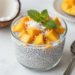 Mango Coconut Chia Pudding Tasty and Simple Recipe