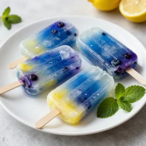 Blueberry Lemonade Pops Refreshing Summer Treat