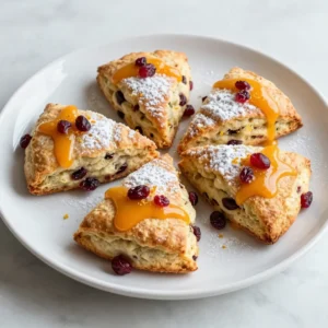 Cranberry Orange Scones Fresh and Flavorful Treat